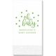 Confetti Dots Oh Baby Guest Towels Image 1 of 3